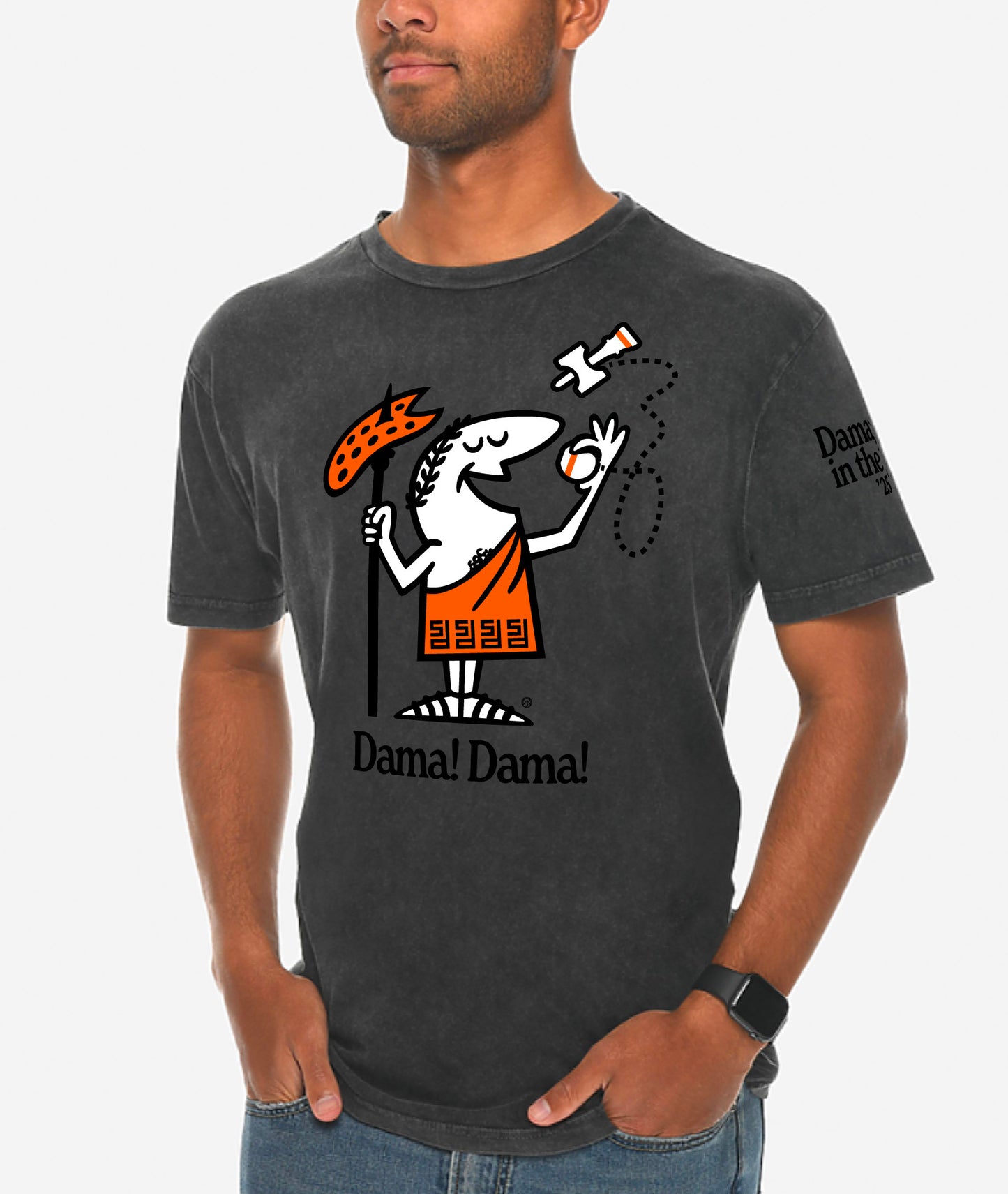 ! Dama in the D shirt