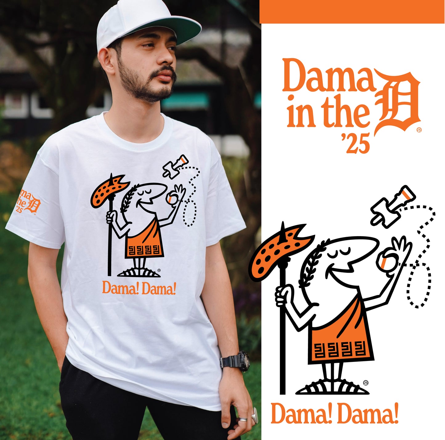 ! Dama in the D shirt