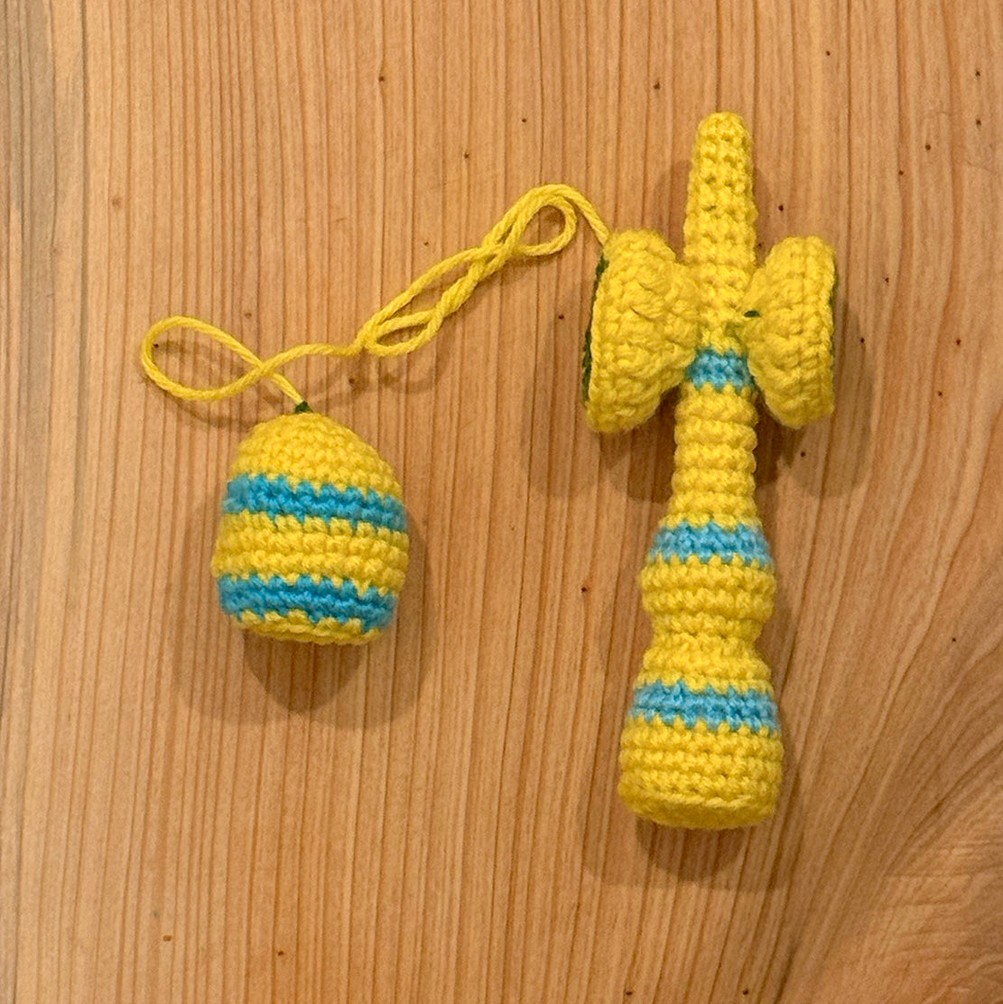 !   Knitted Kendamas