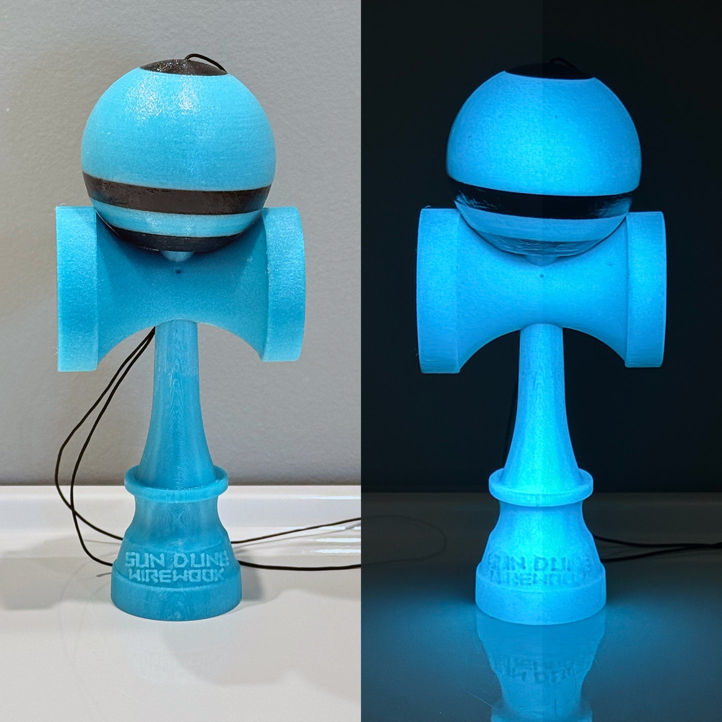 !    GLOWUP kendamas