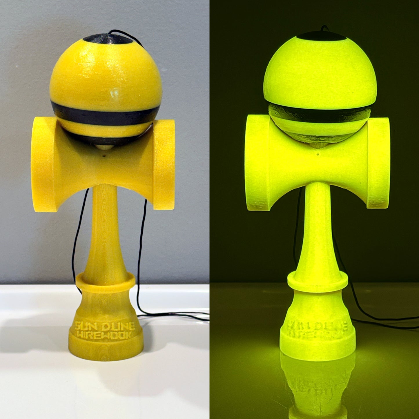 !    GLOWUP kendamas