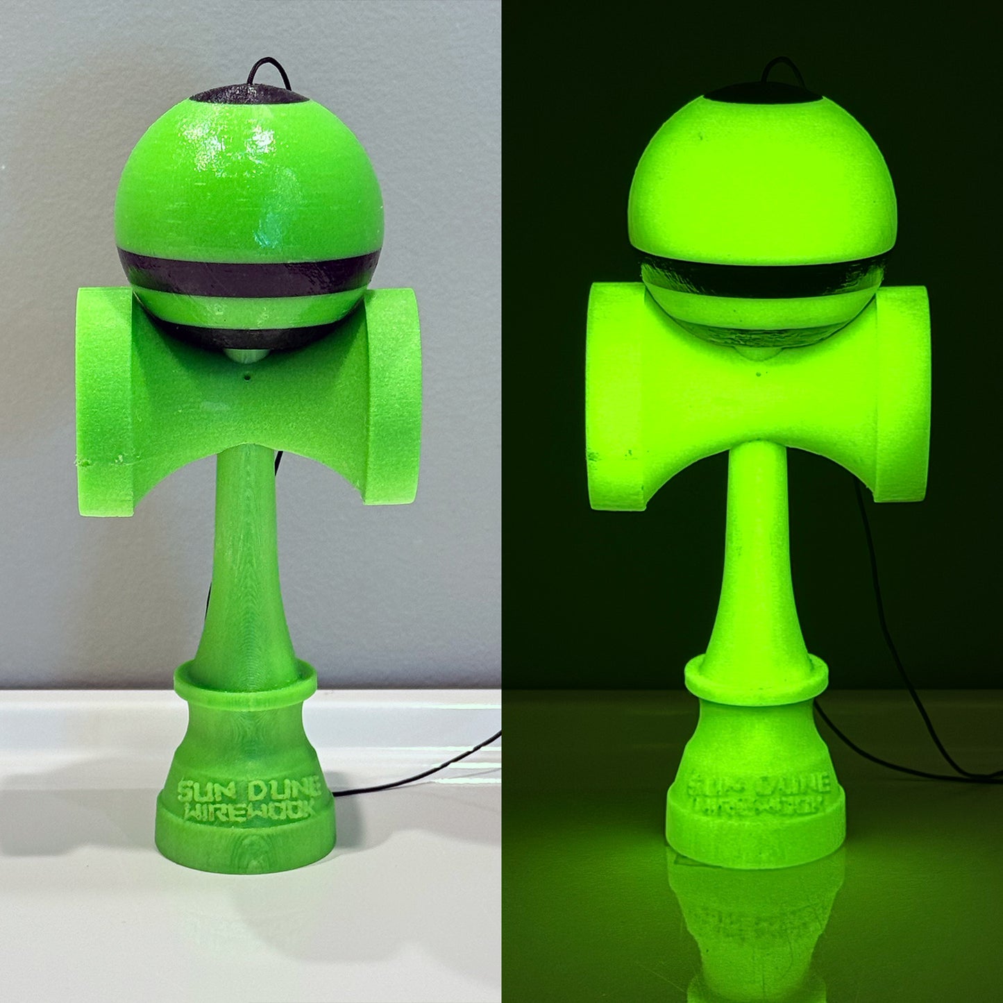 !    GLOWUP kendamas