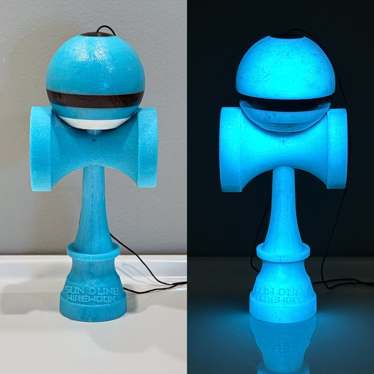 !    GLOWUP kendamas