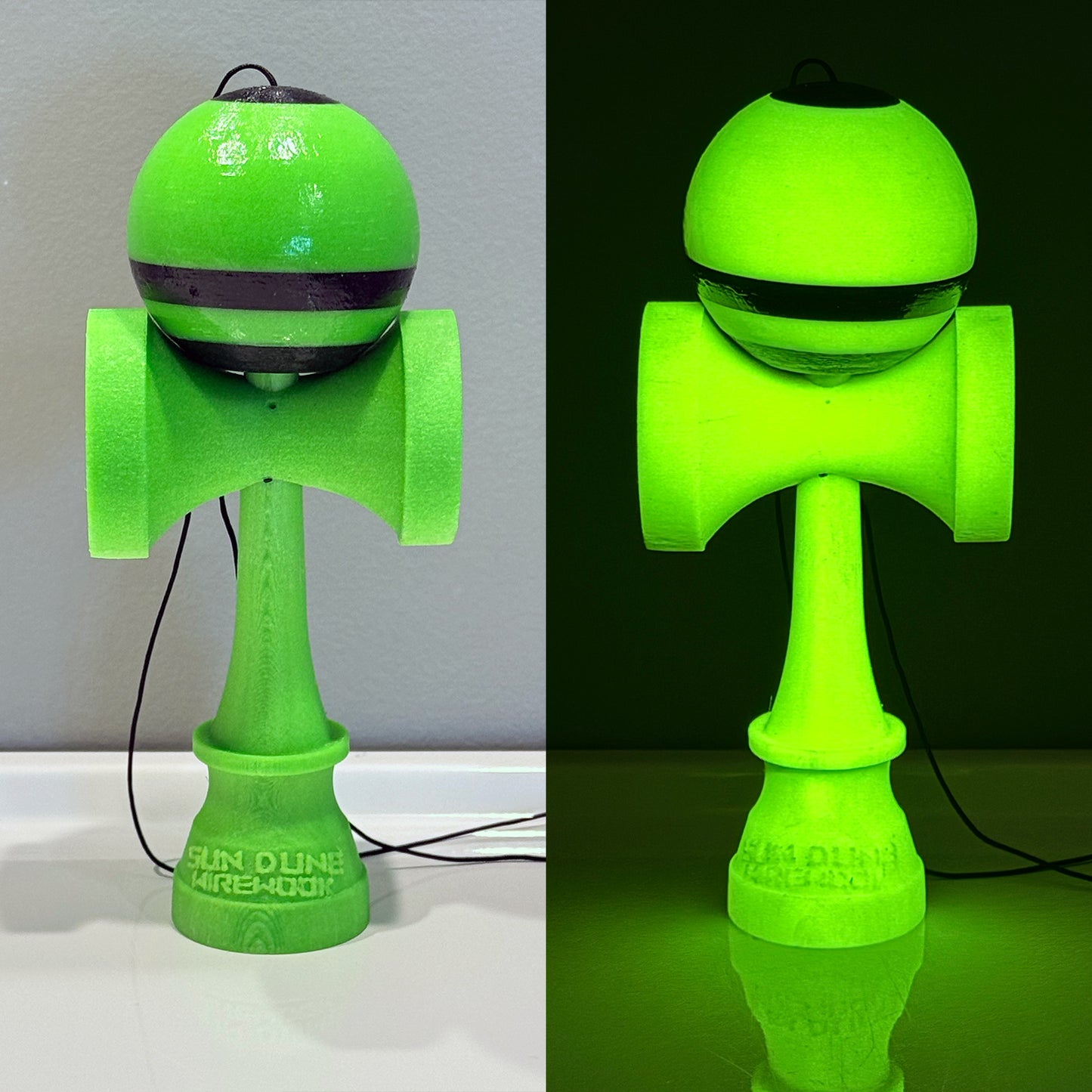 !    GLOWUP kendamas