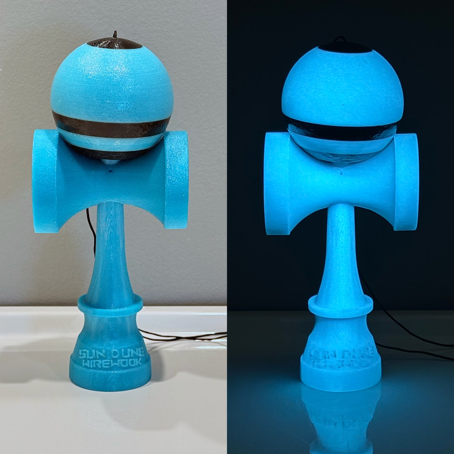 !    GLOWUP kendamas